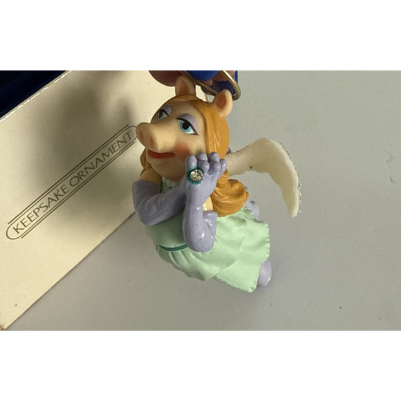 Hallmark Vintage THE DIVINE MISS PIGGY Ornament 1981 Muppets Christmas IN BOX - Picture 5 of 6